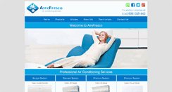 Desktop Screenshot of airefresco-aircon.com